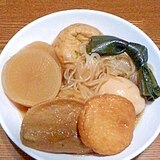 黒はんぺんがおいしい おでん